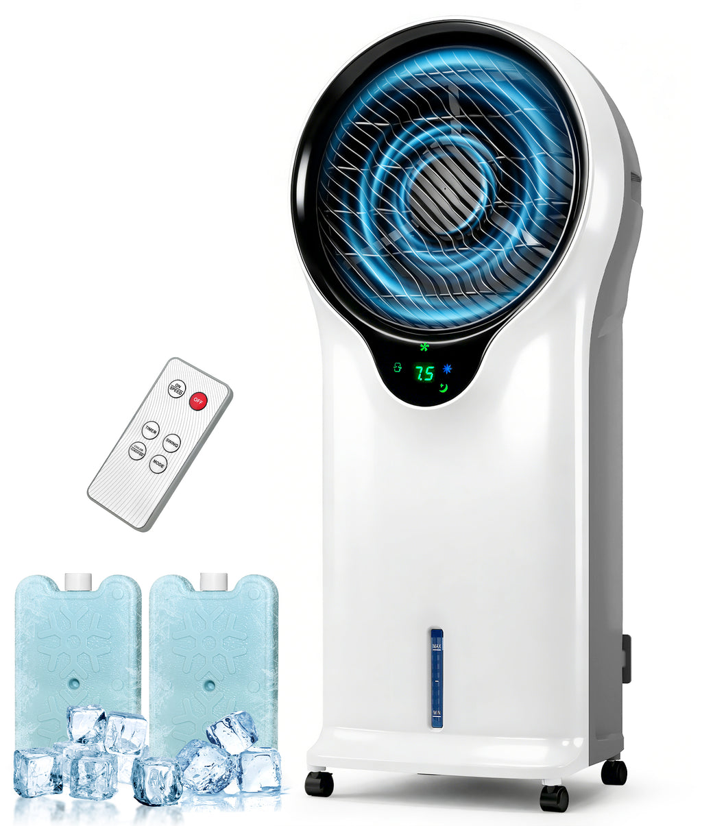 Rellytech 3-in-1 Evaporative Cooling Fan with 3L Water Tank