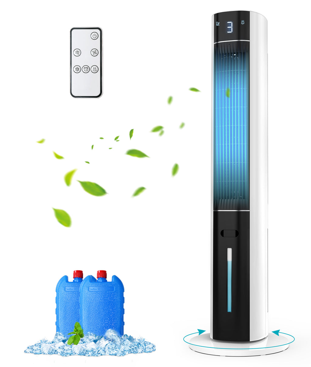 Rellytech 3-in-1 Evaporative Air Cooler, 5.5L Water Tank