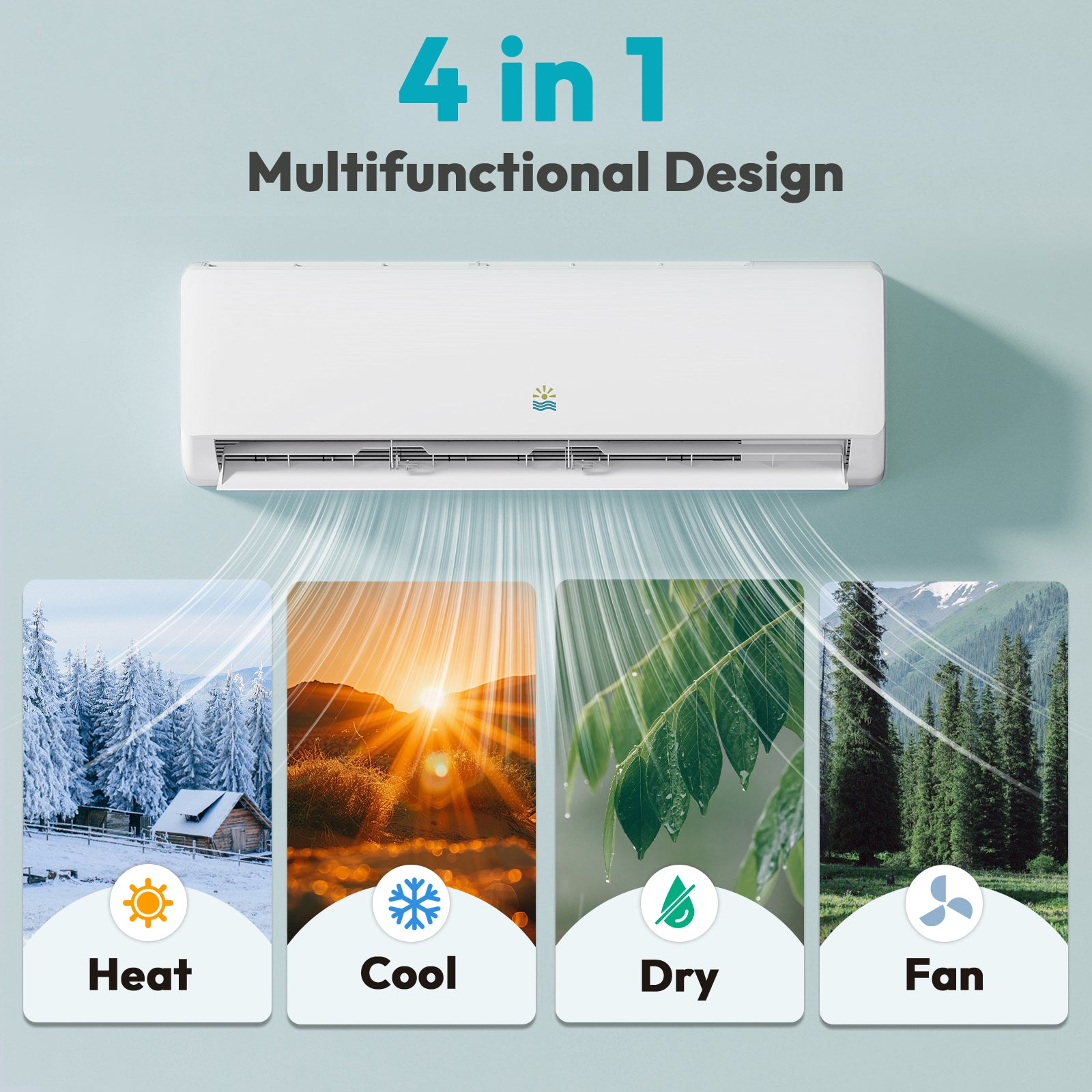18000 BTU Mini Split Ac/Heating System #PASCE0190
