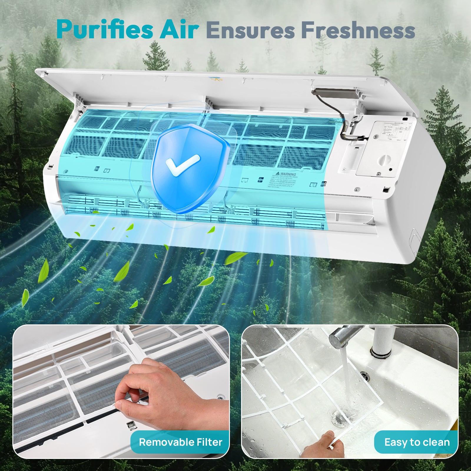 18000 BTU Mini Split Ac/Heating System #PASCE0190