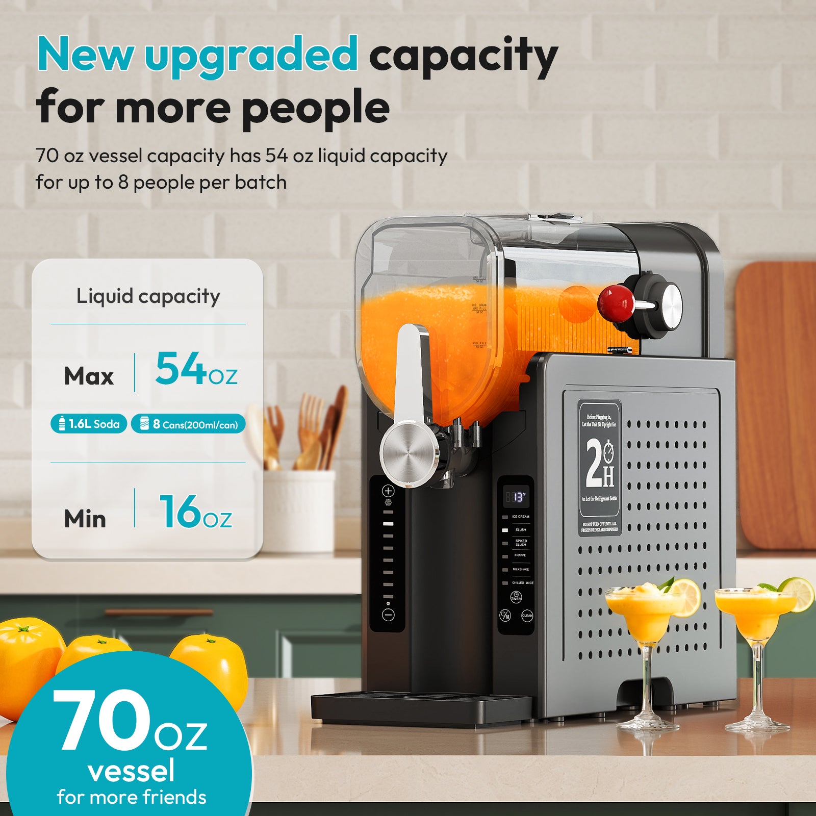 Slushy Machine with 6 Preset Programs #PASCE0197