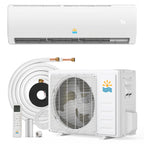 Mini Split AC/Heating System, 17000 BTU, 17 SEER2, Up to 1050 sq.ft