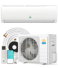 Mini Split AC/Heating System, App Control, 12000 BTU, 20 SEER2, Up to 750 sq.ft, White
